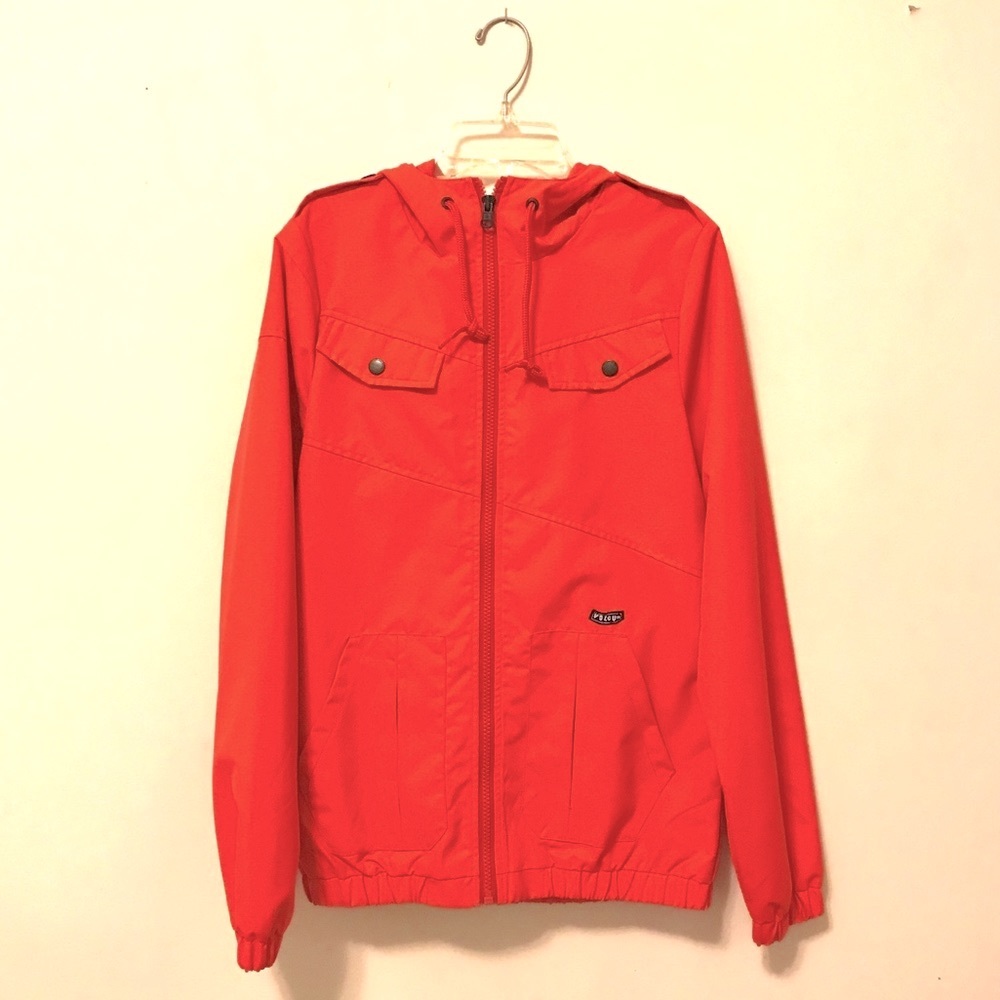 Red Volcom Windbreaker